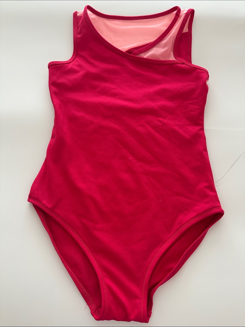DSG Girls' Solid Pink Leotard